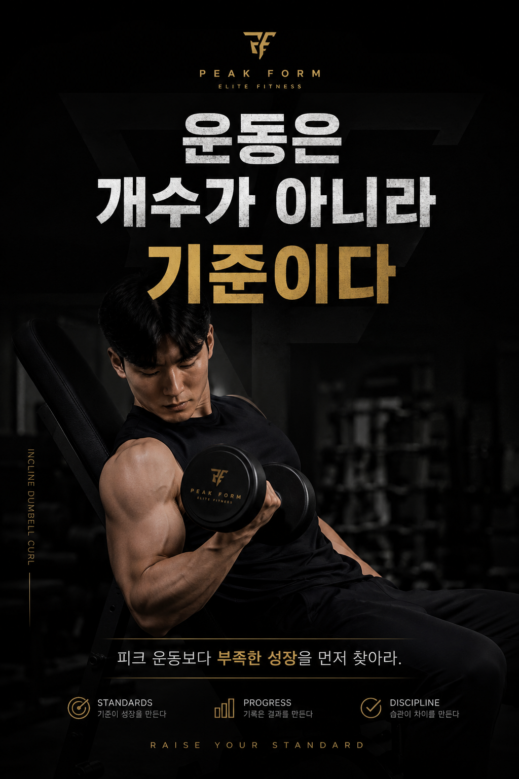 운동은 개수가 아니라 기준이다