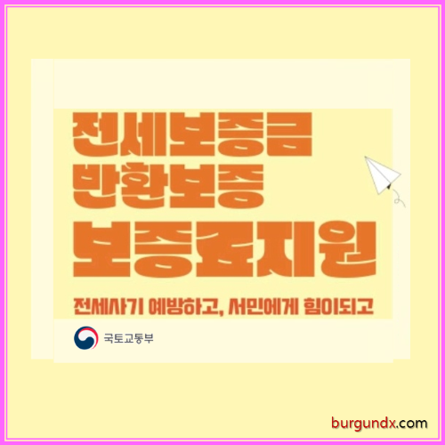 전세보증금 반환보증 보증료지원, 보증수수료 지원