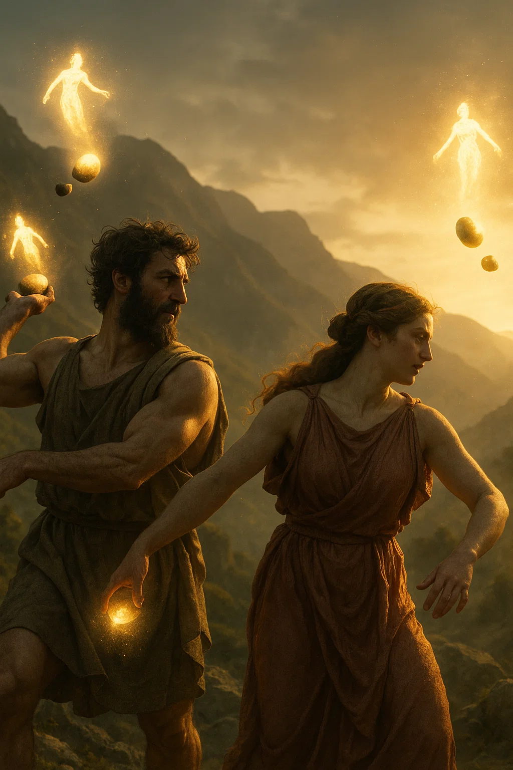 Deucalion and Pyrrha