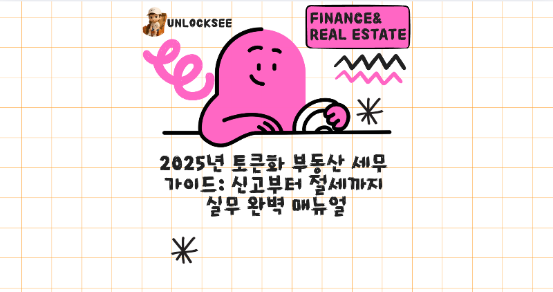 2025년 토큰화 부동산 세무 가이드: 신고부터 절세까지 실무 완벽 매뉴얼