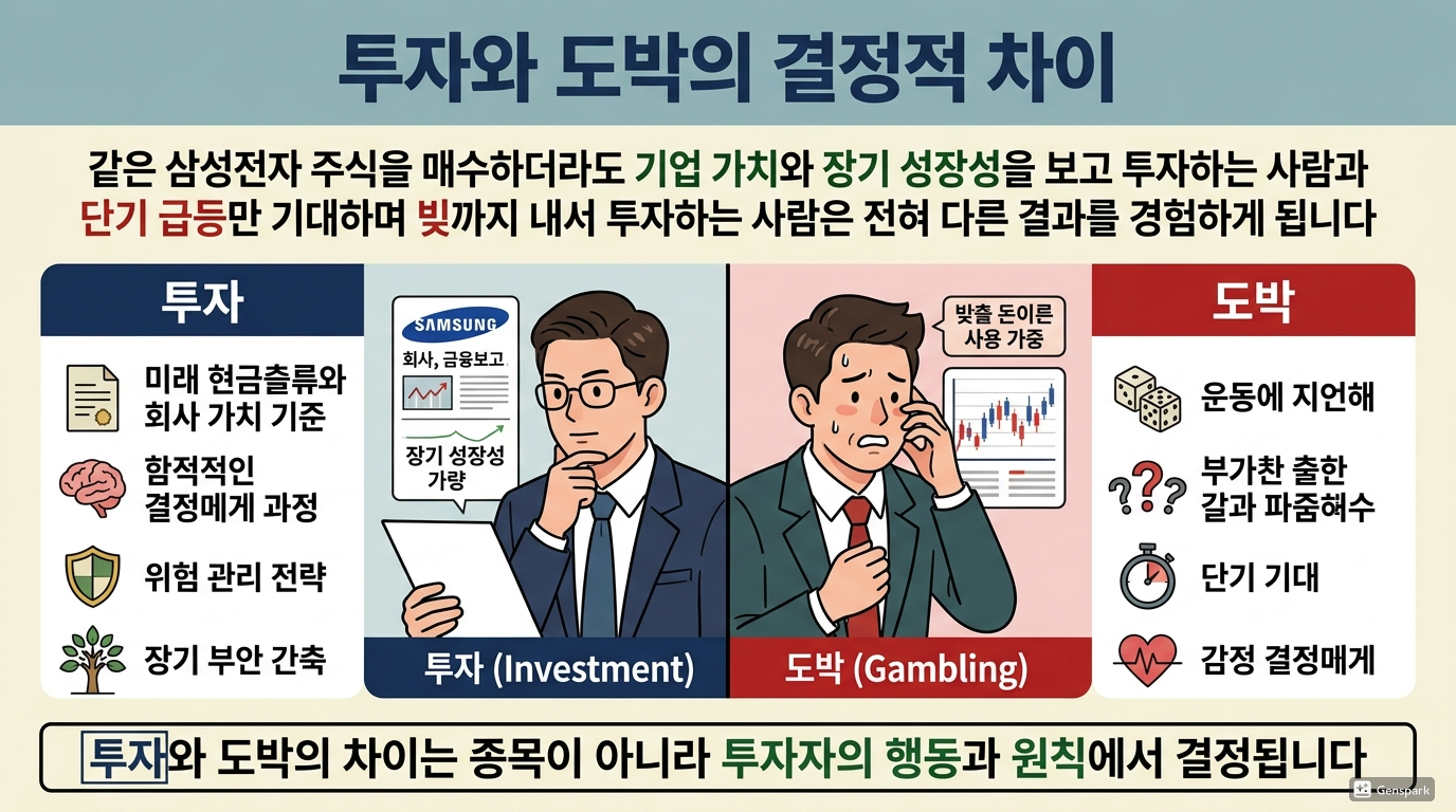 투자와 도박의 결정적 차이
