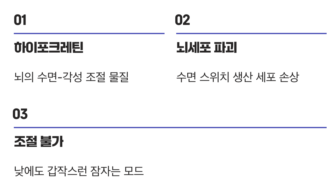 뇌 속의 '수면 스위치' 고장
