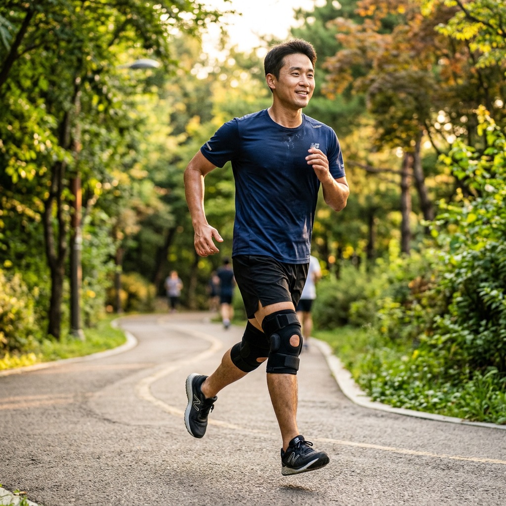 무릎보호대 고르는법 러닝 착용 후 편안한 일상