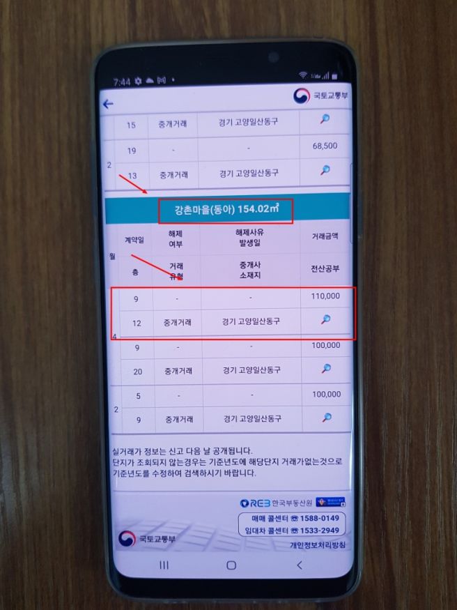 국토부 아파트 실거래가 조회