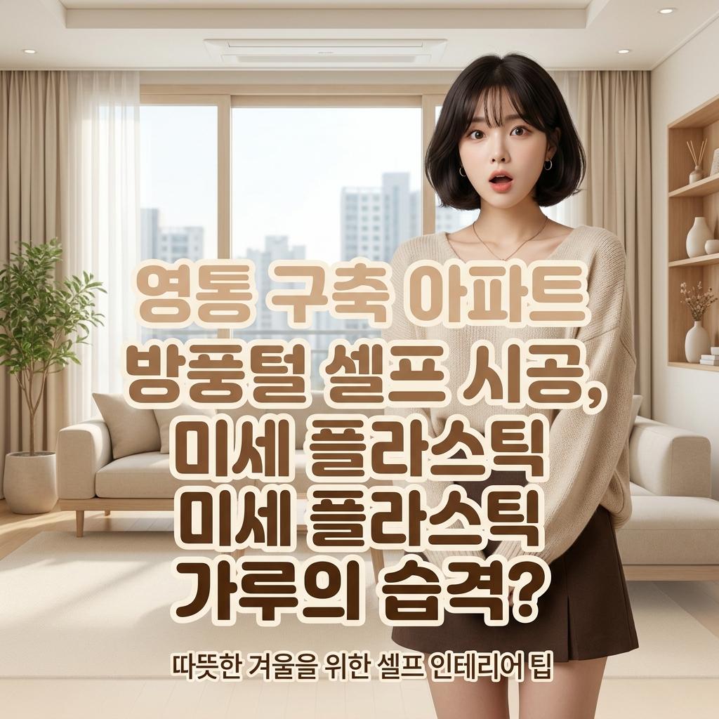 영통 방풍털 셀프 시공 ❘ 구축 아파트 30평형 샷시 모헤어 교체, 여름에 땀 빼고 후회하는 3가지 이유