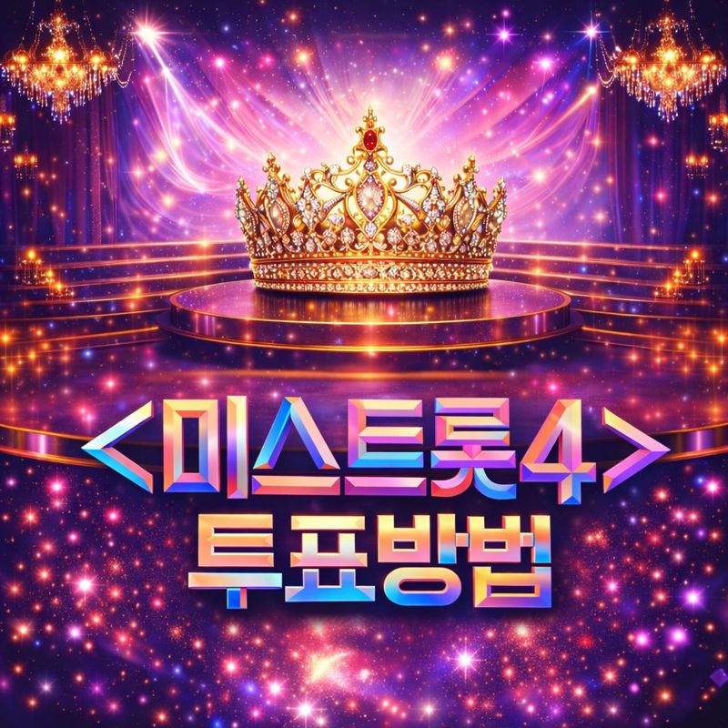 미스트롯4 대국민 응원 투표 방법 -내 손으로 트롯 황후를 뽑는다!