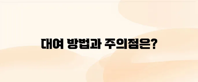 와이파이 도시락 대여 사용법 안내