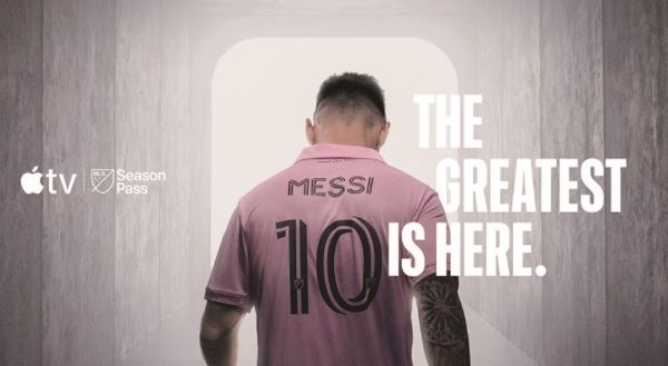 메시이적 이후 애플TV의 시즌광고 이미지&lt;출처 : 애플TV&gt;