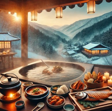 따뜻한 겨울 힐링여행 (남쪽지역, 온천, 맛집)