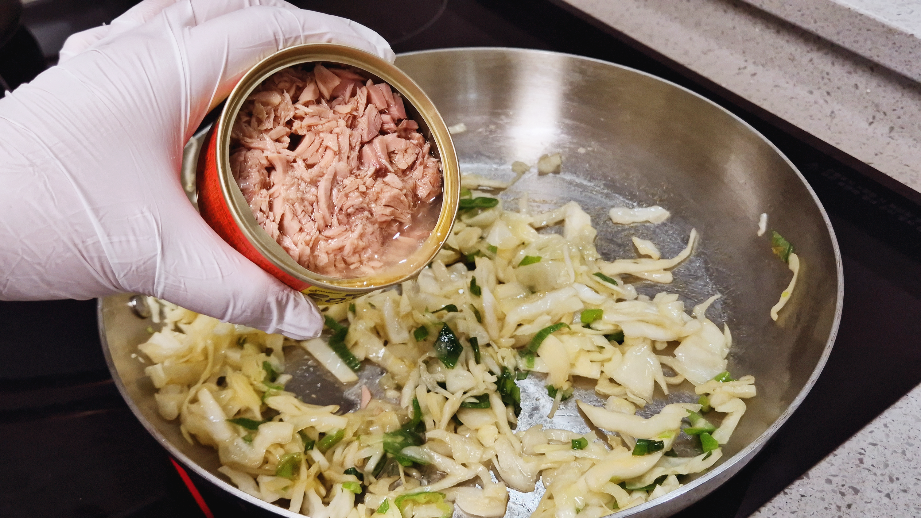 다이어트 요리 레시피 <양배추 참치 볶음>