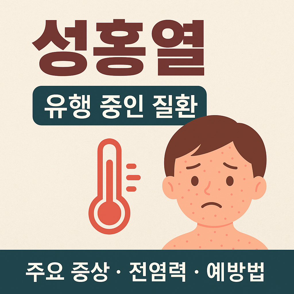 성홍열 – 유행 중인 소아 감염병, 증상부터 예방법까지 총정리