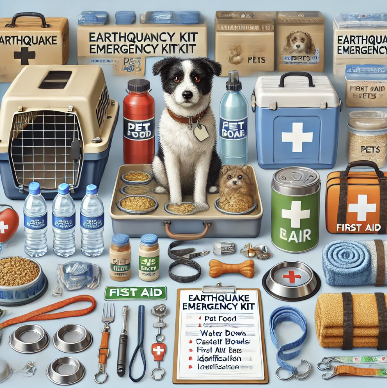 반려동물 지진 대비 키트