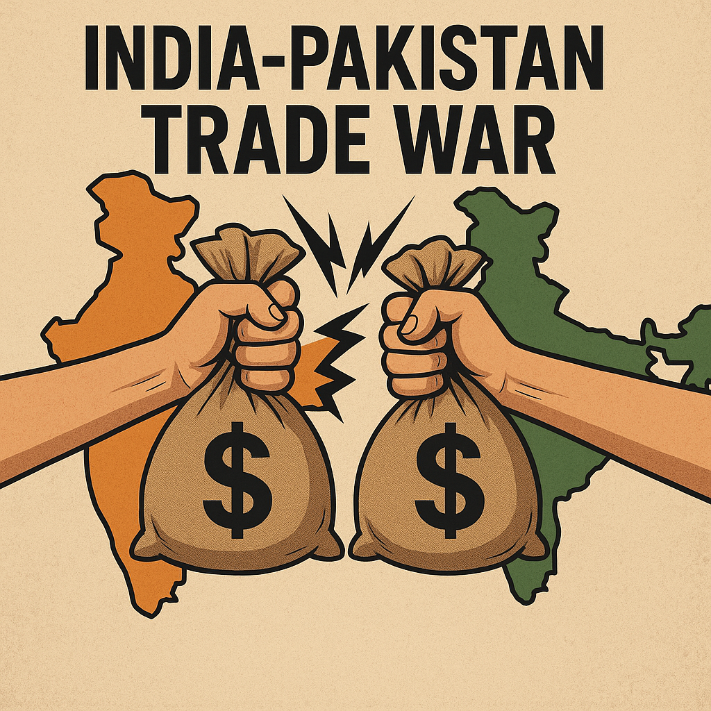 인도-파키스탄 무역 전면 중단 사태 사진