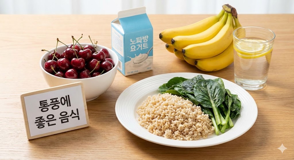 통풍에 좋은 음식