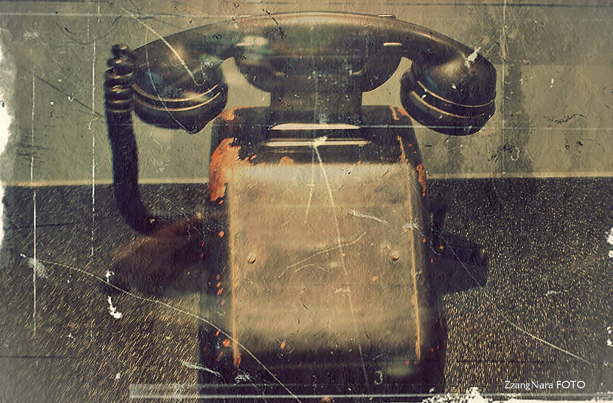 교환대식 전화기 골동품