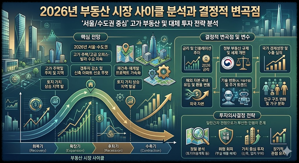 2026년 부동산 시장 사이클 분석과 우리가 주목해야 할 결정적 변곡점