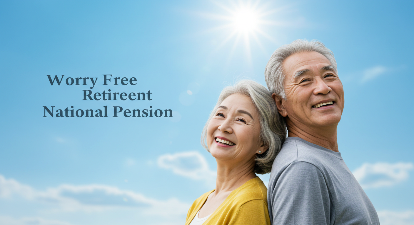 연금으로 행복의 삶을 꿈꾸는 이미지