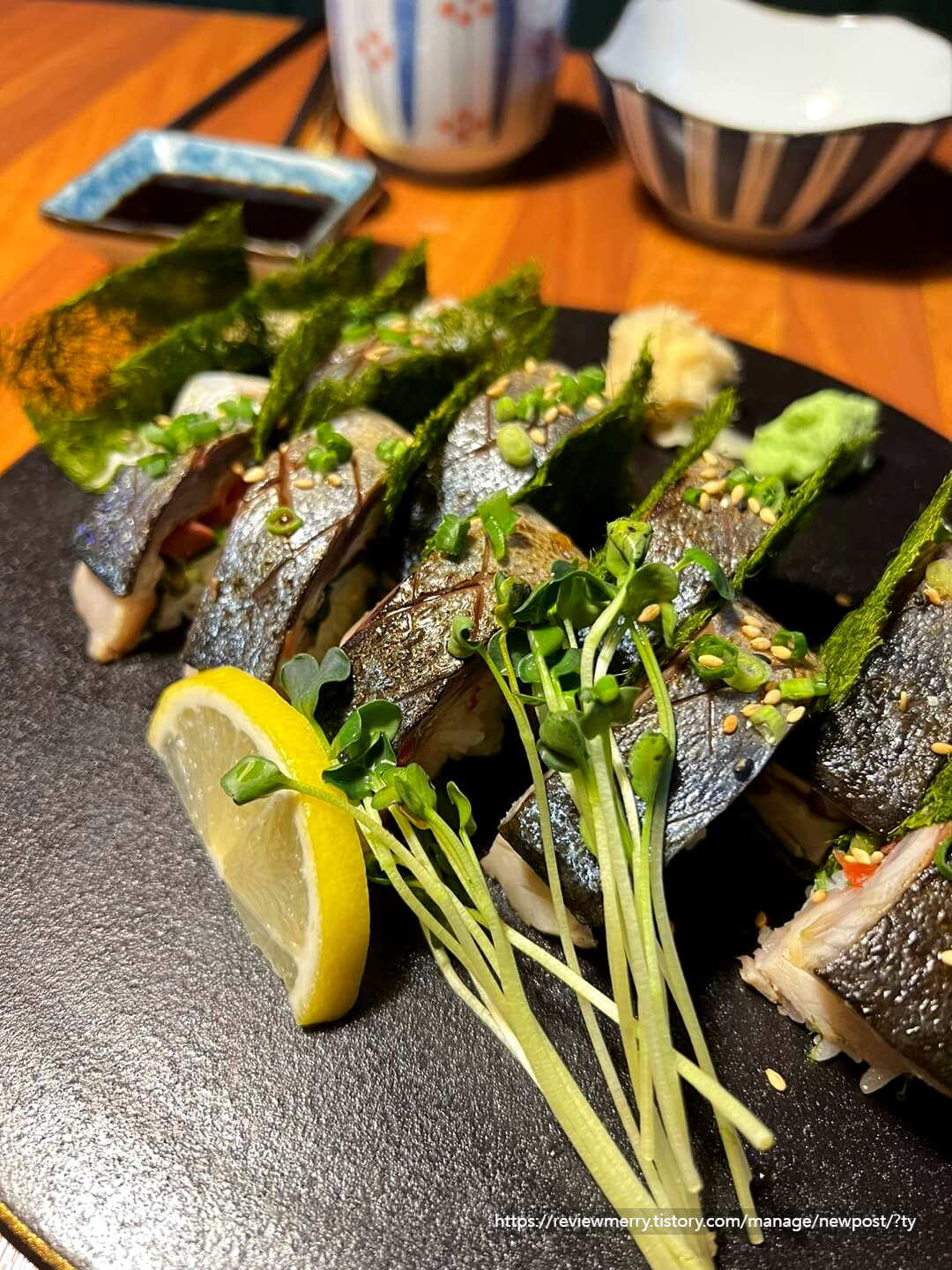 고등어 봉초밥 사진