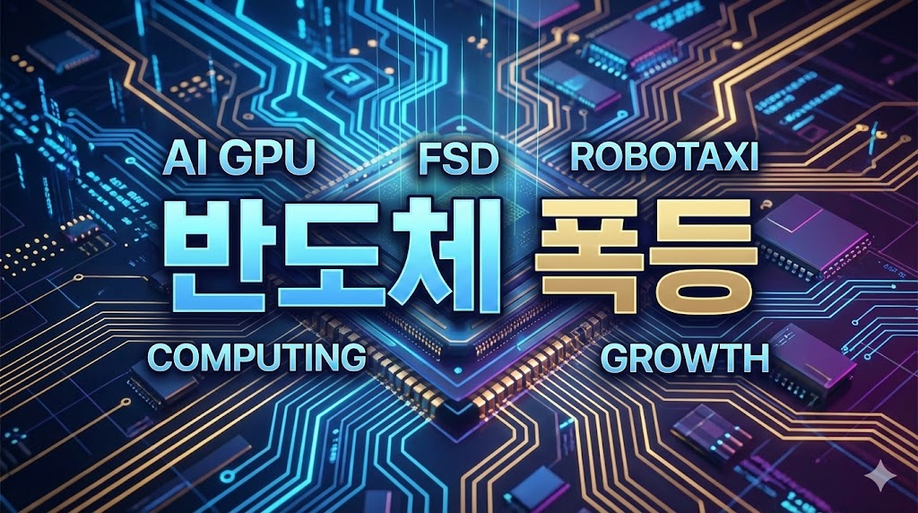 2026년 반도체 폭등 시나리오를 시각화한 인포그래픽 이미지