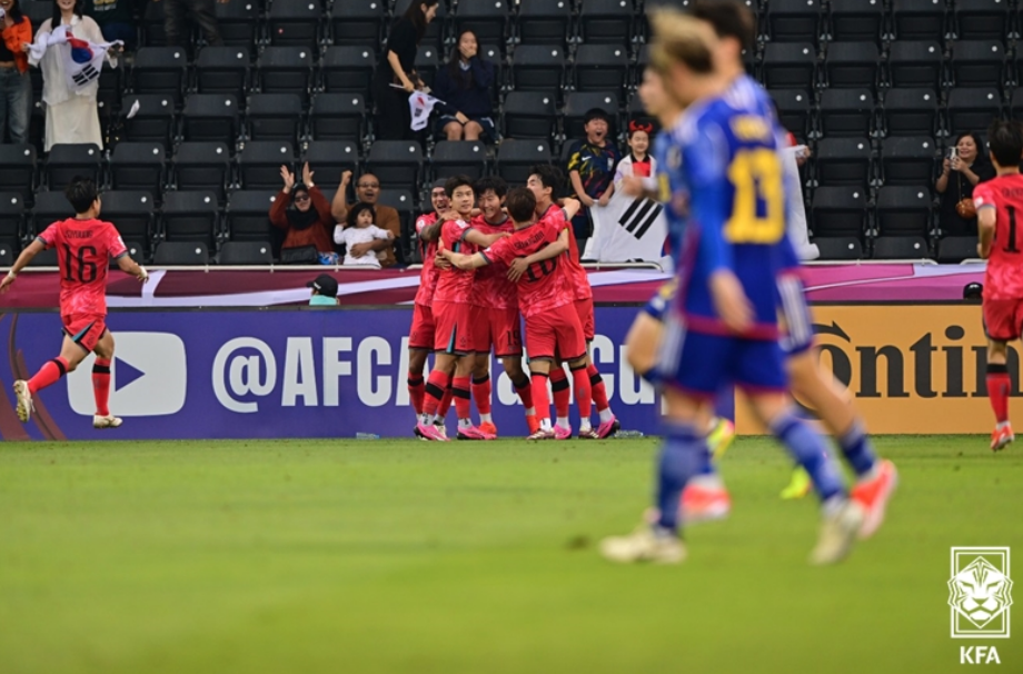 한일전 축구 결과 이태석 도움 김민우 골 하이라이트