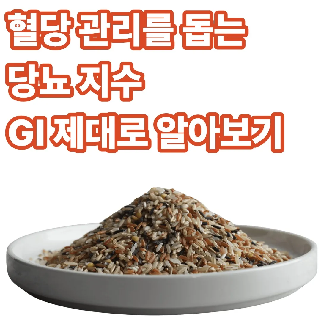 혈당 관리를 돕는 당뇨 지수 GI 제대로 알아보기
