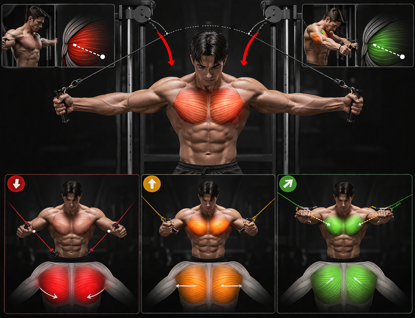왜 케이블 플라이를 해도 가슴 안쪽이 계속 사라지는가