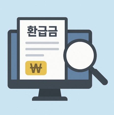 홈텍스환급금조회