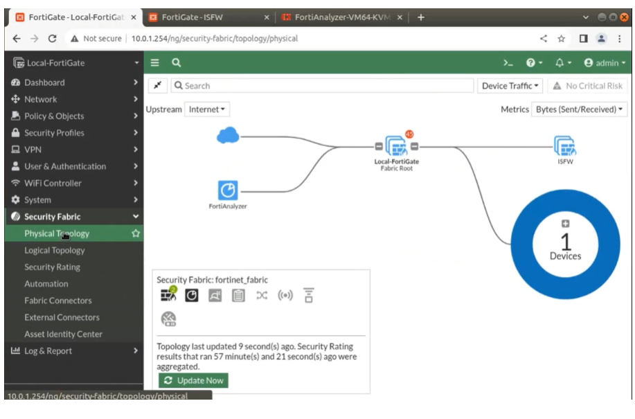 FortiAnalyzer 연동