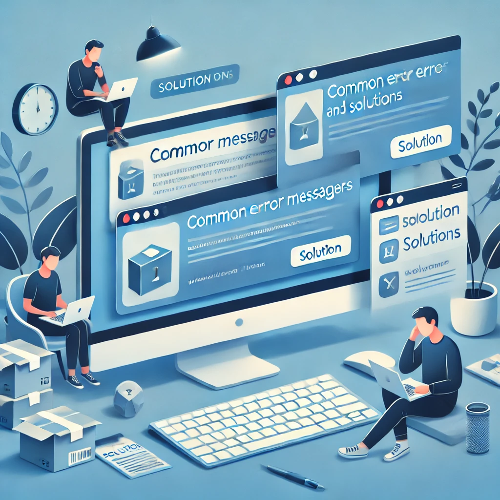 오류 메시지와 해결책 총정리1