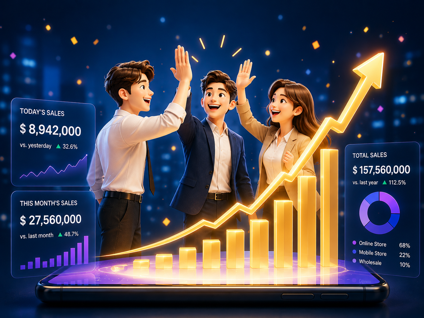 A successful office worker running a side business, who achieved Smart Store revenue growth by automating product page creation and focusing on marketing.