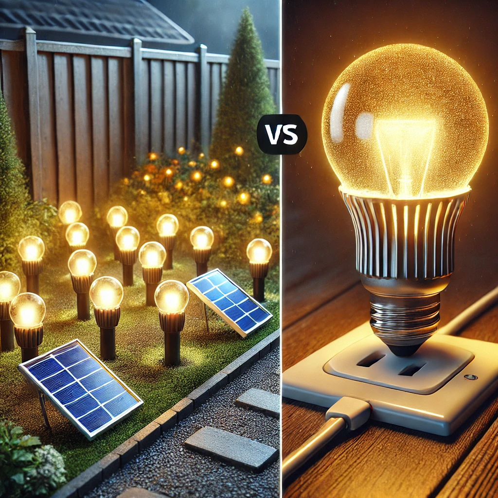 태양광 LED 조명 vs. 전통 전구: 비교 분석과 최적의 선택