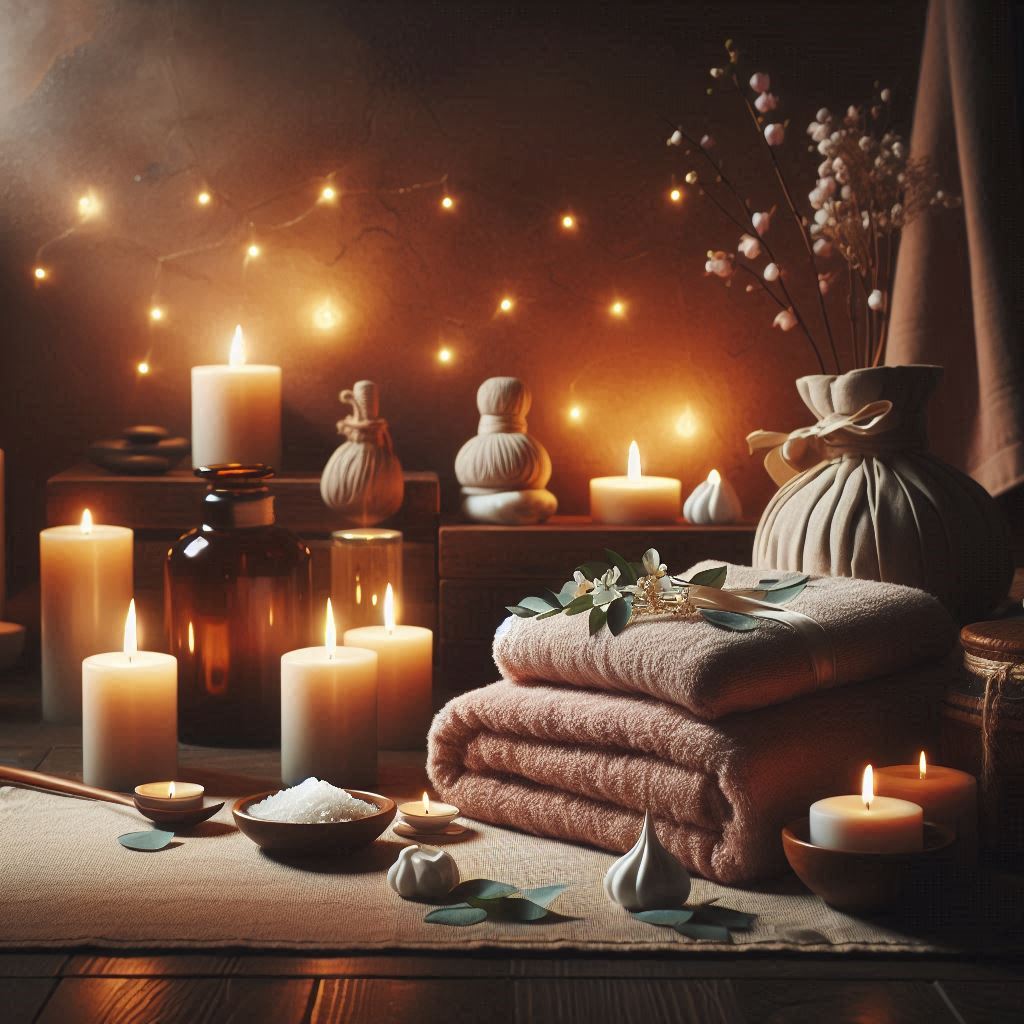 피부,체형관리 샵 배경