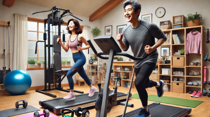 운동 부족한 중년층을 위한 환절기 건강법 관련 이미지