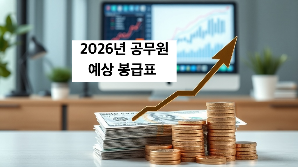 2026년 공무원 봉급표 및 인상률