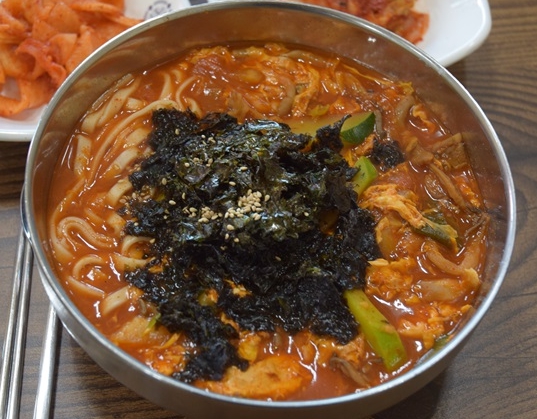 장칼국수