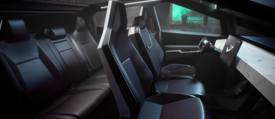 테슬라 사이버트럭 실내