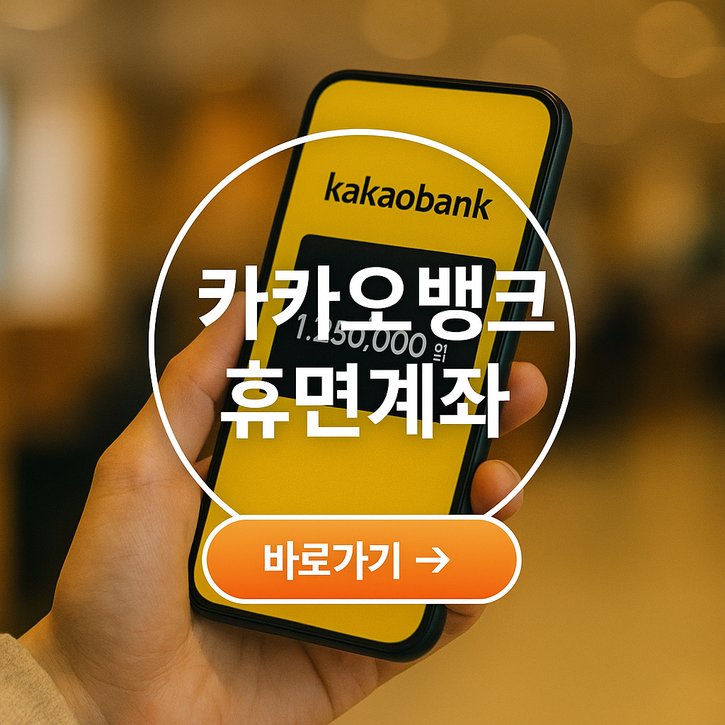 카카오뱅크 휴면계좌