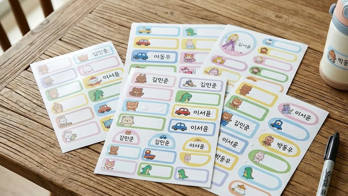 방수이름표
