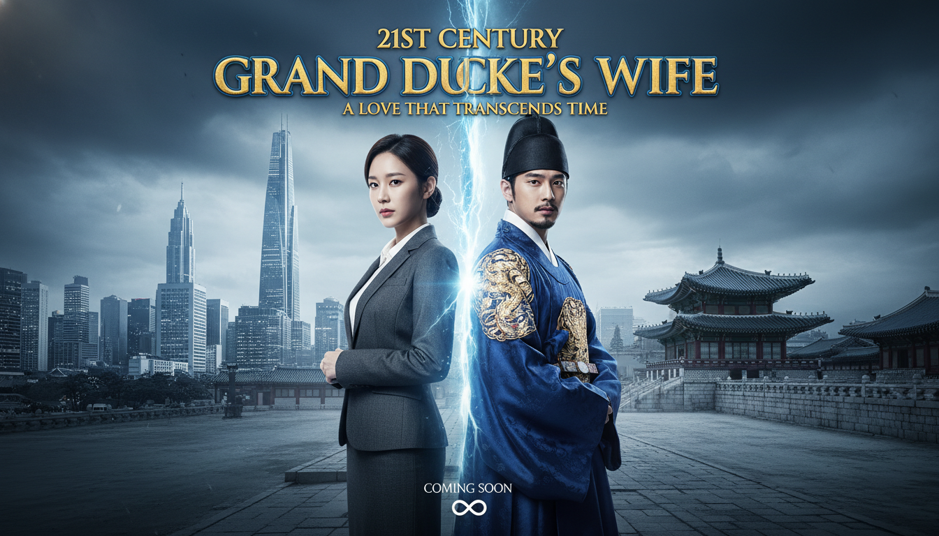 현대와 과거가 교차하는 21세기 대군부인 타임슬립 로맨스 드라마 포스터