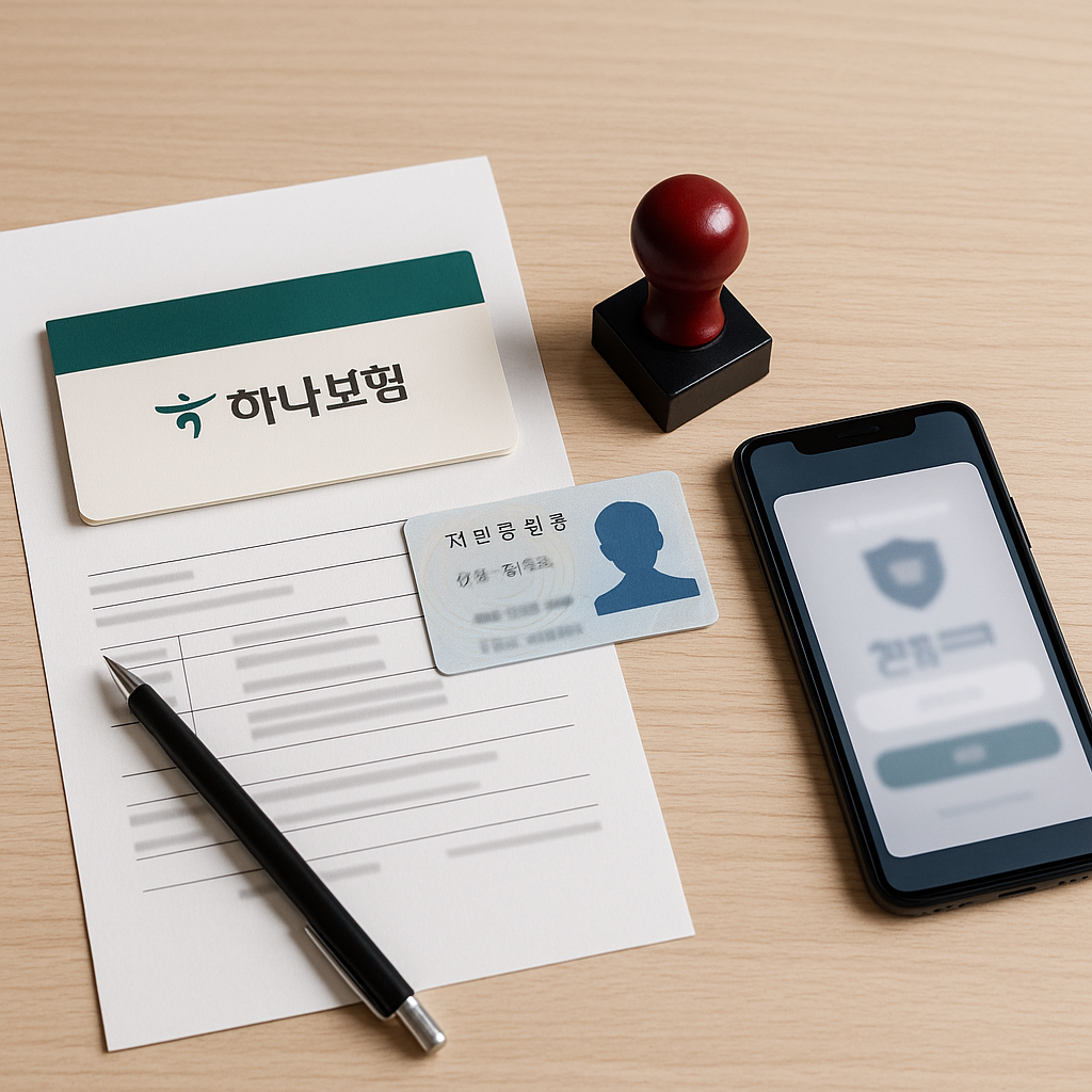 하나보험 명의변경 절차와 준비서류