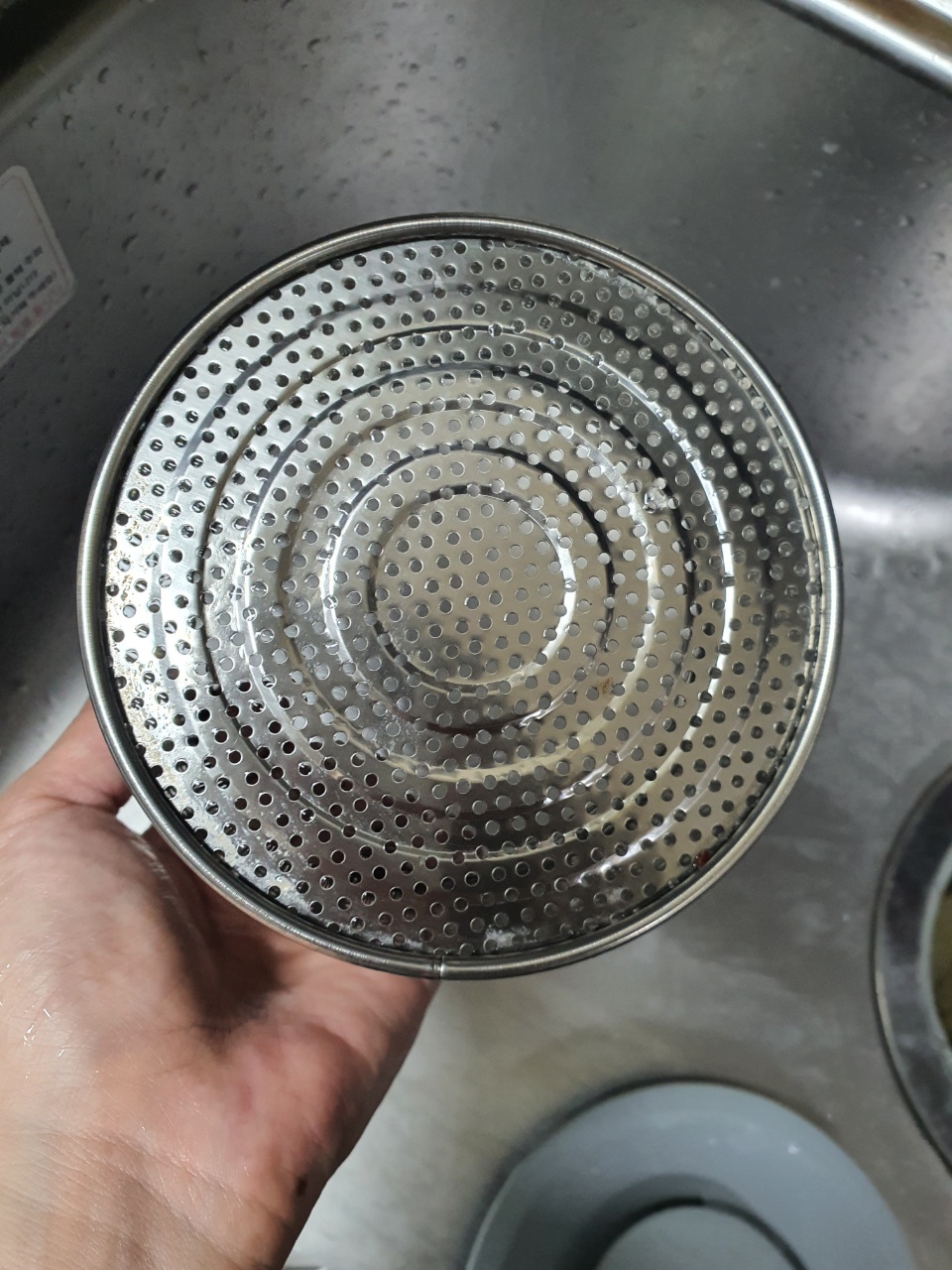 싱크대-거름망-청소