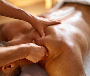 목 근육 마사지