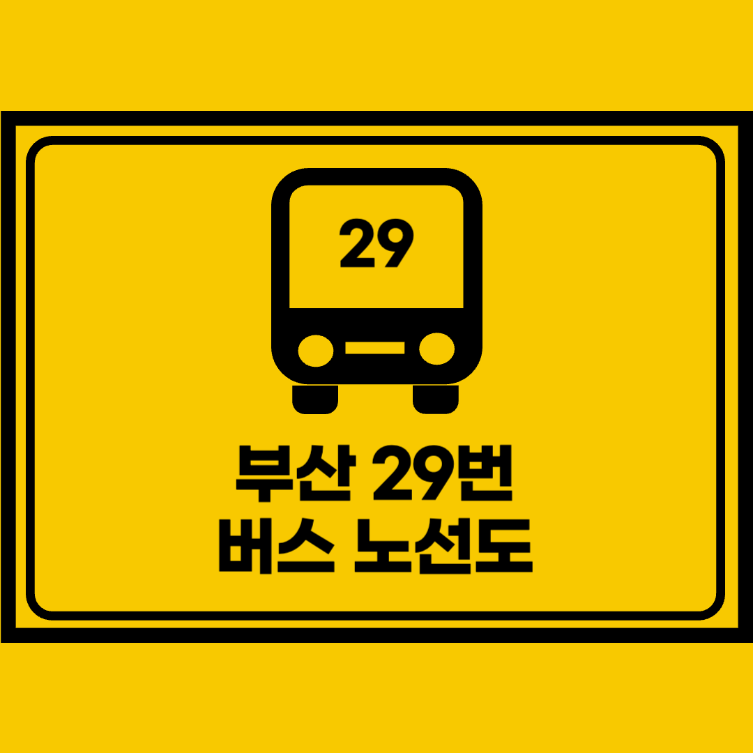 부산29번버스노선도