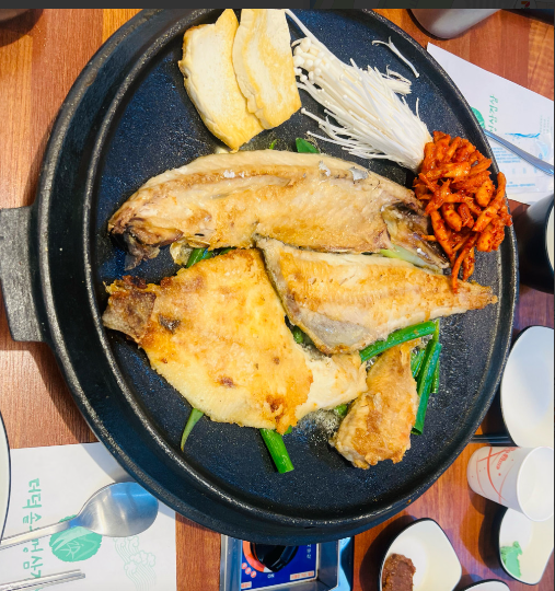 솥뚜껑 생선구이 대표 메뉴