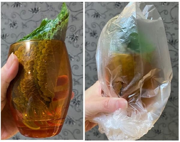 깻잎비닐씌우기