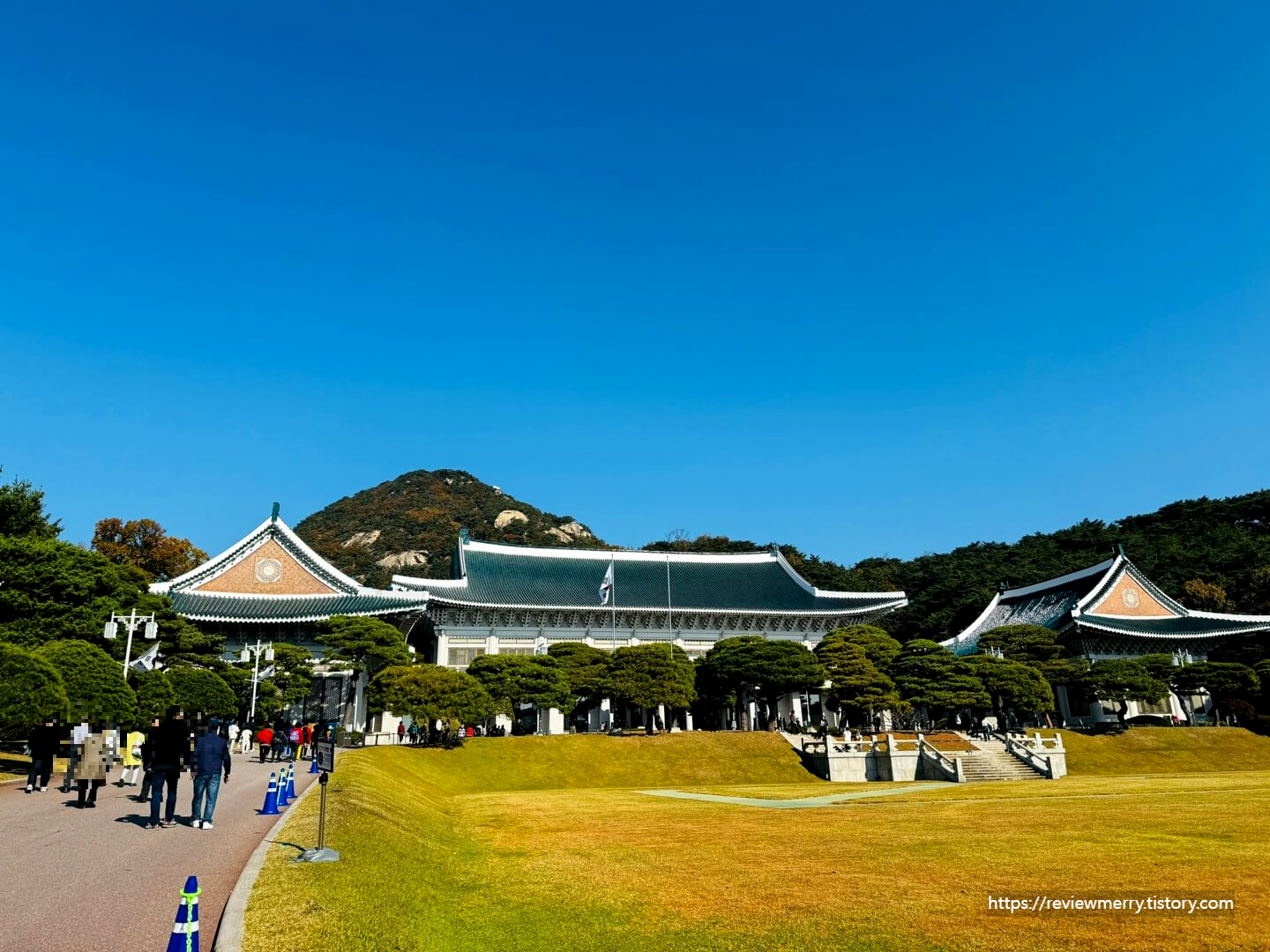 청와대 본관풍경