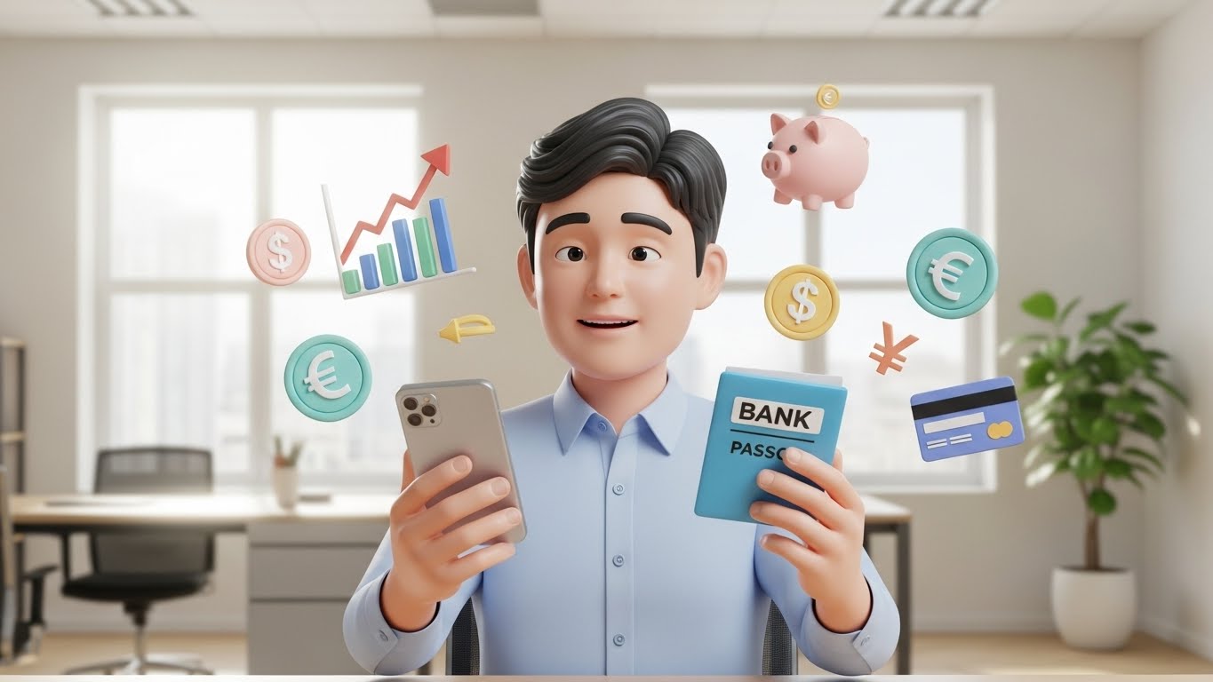 대출승인, 통장개설, 은행앱