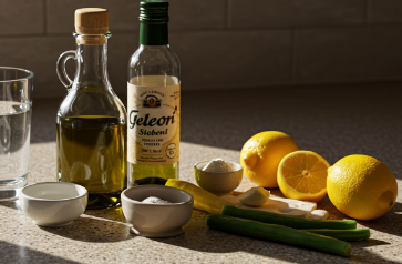 올리브오일 레몬즙 공복 레시피 : 준비 재료