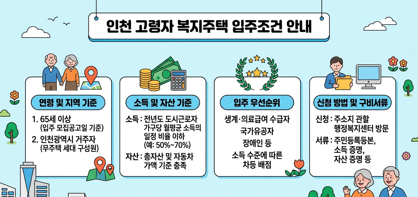 인천 고령자 복지주택 입주조건