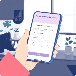 비대면 주민등록 사실조사 참여방법 이미지
